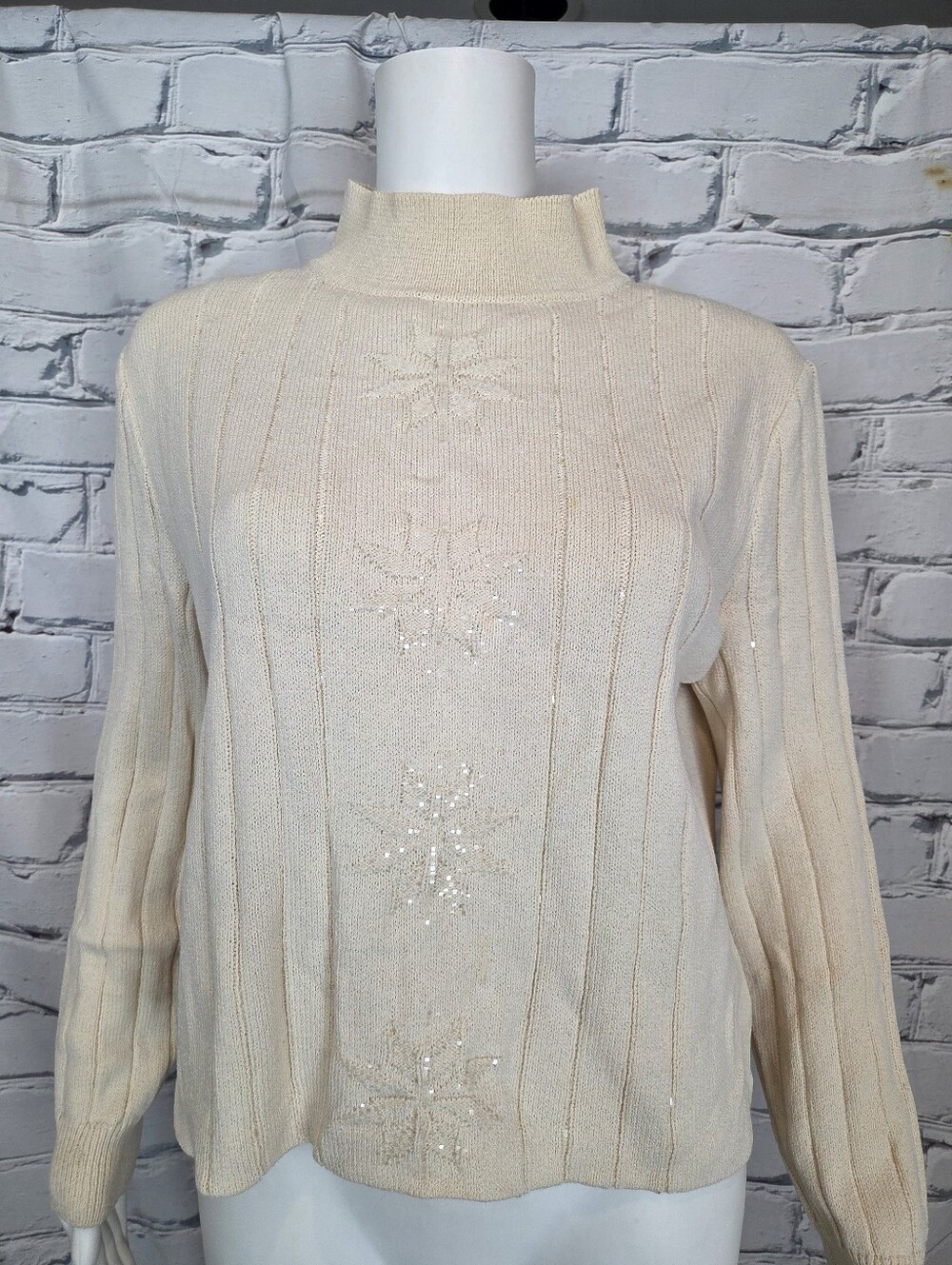St. John Sport Vintage Snowflake Sweater